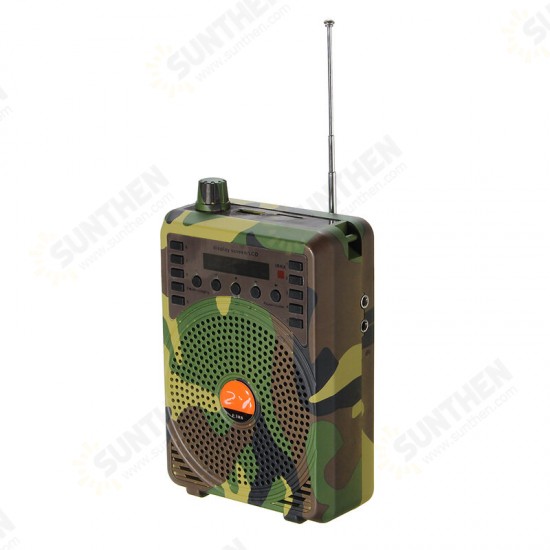 48W Remote Control Camouflage Electric Hunting Decoy Speaker MP3 Speaker Kit Hunting Decoy Calls Electronic Bird Caller