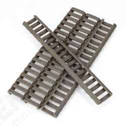 4pcs 18-Slot Picatinny Ladder Rail Panel Handguard Protector Resistant Cover 4pcs 18-Slot Picatinny Ladder Rail Panel Handguard Protector Resistant Cover