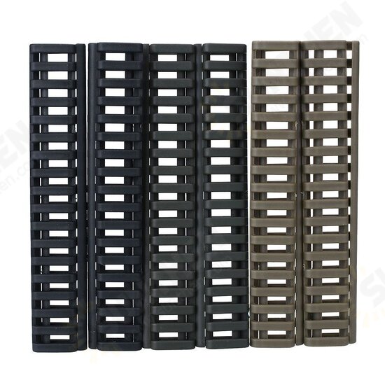 4pcs 18-Slot Picatinny Ladder Rail Panel Handguard Protector Resistant Cover