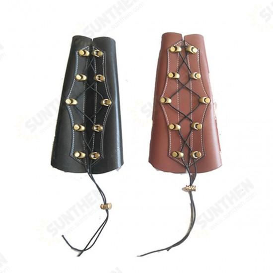 Archery Arm Guards Leather Bracer Recurve Bow Protective Accessories