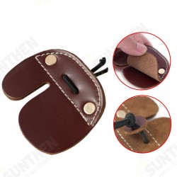 Cow Genuine Leather Archery Finger Guard Protector Glove Tab For Recurve Bow Hunting Shooting Cow Genuine Leather Archery Finger Guard Protector Glove Tab For Recurve Bow Hunting Shooting