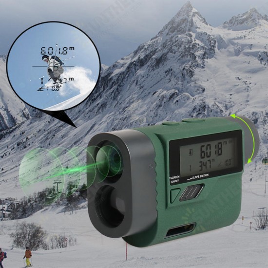 HLR1000 1000M 6Modes IP54 Telescope Laser Rangefinder Outdoor Golf Hunting Range Finder