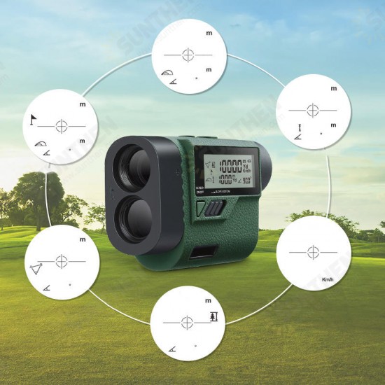 HLR1000 1000M 6Modes IP54 Telescope Laser Rangefinder Outdoor Golf Hunting Range Finder