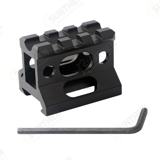 D0093 Metal Holographic Scope Raising Bracket 20mm Wide Refilescope Guide Rail Mount Holder