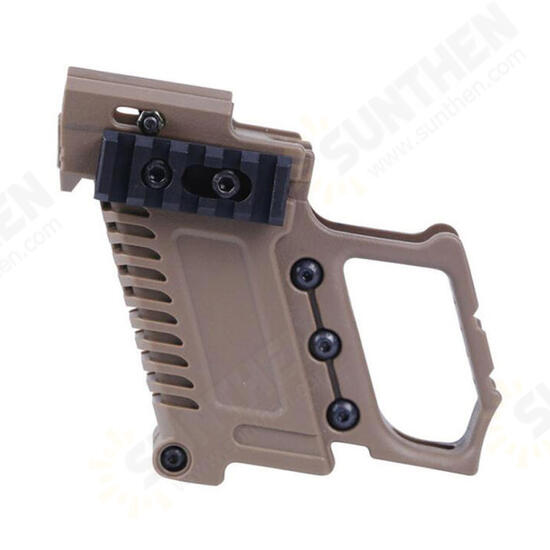 GB37 Tactical Air Gun Equipment Carbine Kit Mount For CS G17 18 19 Airsoft Water Cannon