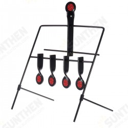Metal Shooting Targets Stand Resetting Spinning AR500 Steel Targets Air Pellet Trap Airgun Shooting Hunting Tactical Practice Training Supply Metal Shooting Targets Stand Resetting Spinning AR500 Steel Targets Air Pellet Trap Airgun Shooting Hunting Tactical Practice Training Supply