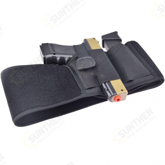 Neoprene Concealed Carry Right Hand Waist Belly Band Elastic Holster Gun Holsters Magazine Pouches For Men Women