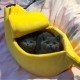 Pet Dog Cat Bed Warm House Mat Durable Kennel Doggy Soft Puppy Cushion Banana Shape Basket