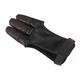 Tactical Archery 3 Fingers Sleeve PU Recurve Bow Traditional Bow Finger Guard Hunting Protector