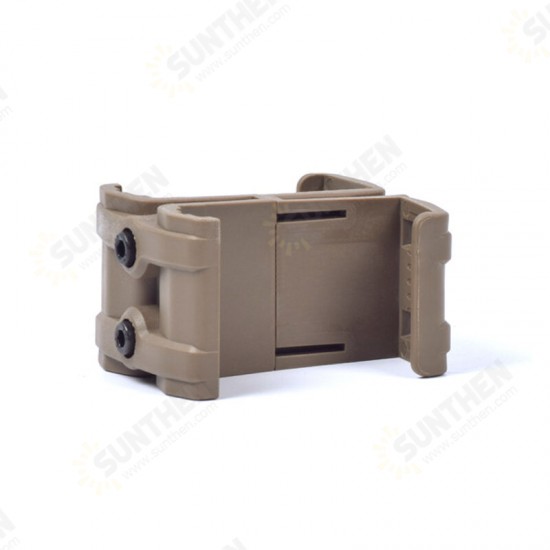 Magazine Coupler Link Clip Pouch Magazine Mag Coupler Speed Loader Parallel Connector for AK/M4/PMAG Outdoor Hunting