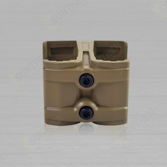 Magazine Coupler Link Clip Pouch Magazine Mag Coupler Speed Loader Parallel Connector for AK/M4/PMAG Outdoor Hunting