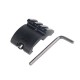 Y73 3Slots Ultralow Profile 45° Offset Picatinny Rail Mount Holder 20mm Rail Side Mount