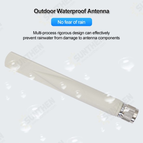 1PC 12DBI 3G 4G 5G Lite Omnidirectional Wifi Signal Boosters N Male Connector Outdoor Waterproof Antennas for Communications