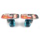 2 Pcs Skate Board PU Flashing Wheel Split Skateboard Drift Plate Roller Skate Outdoor Sport