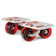 2 Pcs Skate Board PU Flashing Wheel Split Skateboard Drift Plate Roller Skate Outdoor Sport