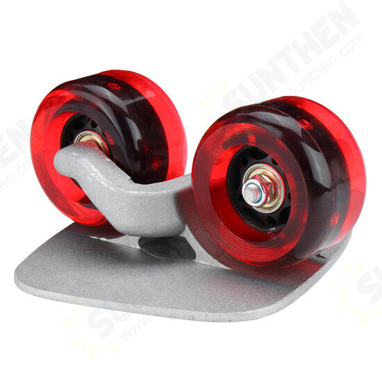 2 Pcs Skate Board PU Flashing Wheel Split Skateboard Drift Plate Roller Skate Outdoor Sport