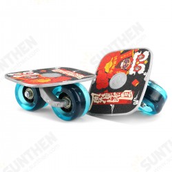 2 Pcs Skate Board PU Flashing Wheel Split Skateboard Drift Plate Roller Skate Outdoor Sport 2 Pcs Skate Board PU Flashing Wheel Split Skateboard Drift Plate Roller Skate Outdoor Sport