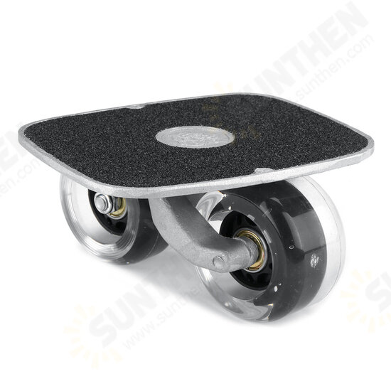 2 Pcs Skate Board PU Flashing Wheel Split Skateboard Drift Plate Roller Skate Outdoor Sport