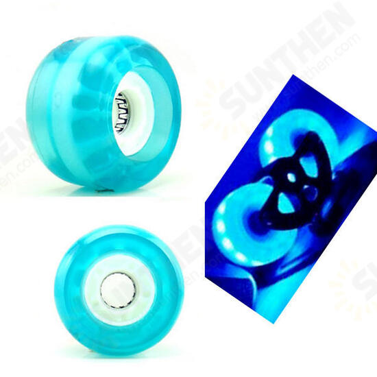 Skate Drift Skate Wheels Blue Flashing Wheels