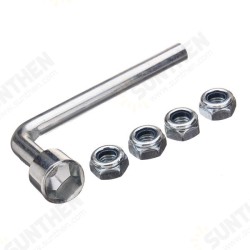 Plastic Skateboard Accessories with 4pcs Screws & 1pc Spanner Plastic Skateboard Accessories with 4pcs Screws & 1pc Spanner