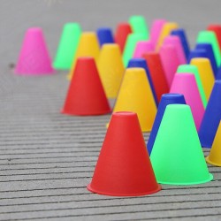 Training Marking Cones Slalom Skate Pile Cup-Random Color Training Marking Cones Slalom Skate Pile Cup-Random Color