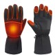 1 Pair Electric Heated Gloves Touchscreen Warm Battery Gloves Full Finger Waterproof Heating Thermal Gloves Ski Bike Mobile Phone Motorcycle Gloves Winter