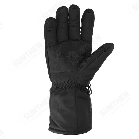 1 Pair Electric Heated Gloves Touchscreen Warm Battery Gloves Full Finger Waterproof Heating Thermal Gloves Ski Bike Mobile Phone Motorcycle Gloves Winter