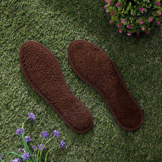 1Pair USB Heated Shoe Insoles Lamb Fleece Electric Foot Warming Pad Feet Warmer Sock Pad Mat Winter Outdoor Sports Heating Insoles Winter Warm