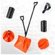 2 In 1 Dual Handle Multifunctional Snow Shovel Labor-saving Non-slip Low temperature resistance High Strength Snow Scraper Shovel For Shoveling Snow Grain