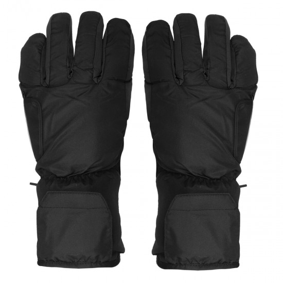 4.5V Smart Electric Heated Gloves Winter Ski Cycling Keep Warm Battery Powered Heating Gloves 5 Fingers Man Gloves