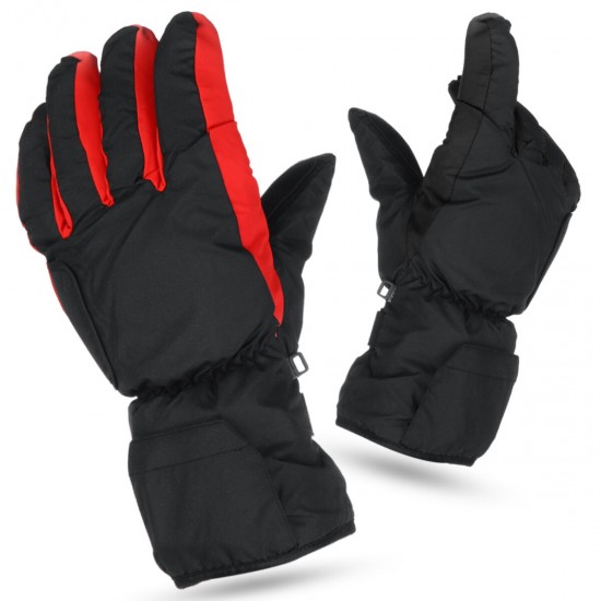 4.5V Smart Electric Heated Gloves Winter Ski Cycling Keep Warm Battery Powered Heating Gloves 5 Fingers Man Gloves
