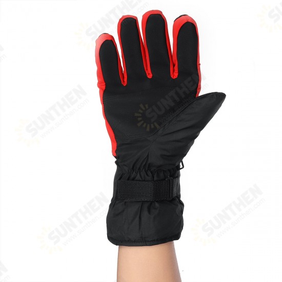 4.5V Smart Electric Heated Gloves Winter Ski Cycling Keep Warm Battery Powered Heating Gloves 5 Fingers Man Gloves