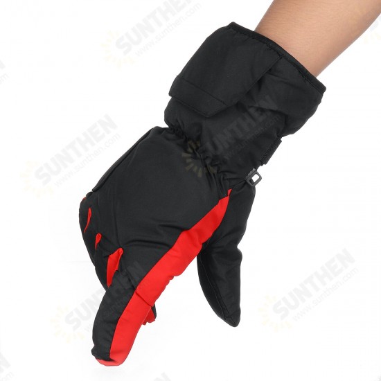 4.5V Smart Electric Heated Gloves Winter Ski Cycling Keep Warm Battery Powered Heating Gloves 5 Fingers Man Gloves