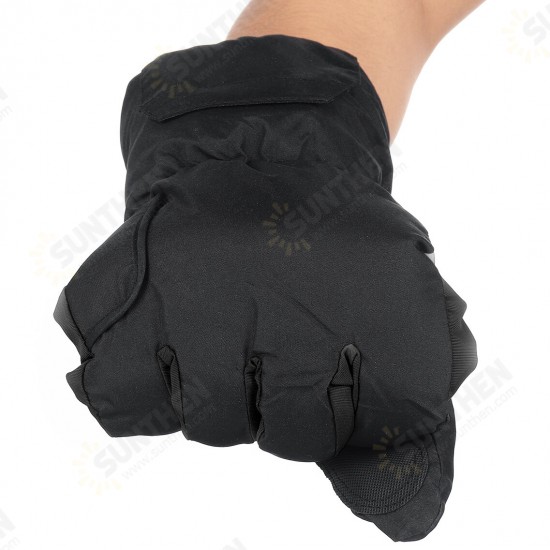 4.5V Smart Electric Heated Gloves Winter Ski Cycling Keep Warm Battery Powered Heating Gloves 5 Fingers Man Gloves