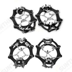 AT8608 Snow Grip Spike Ice Shoes Boots Anti-slip 18-teeth Climbing Crampons Grippers for Ski AT8608 Snow Grip Spike Ice Shoes Boots Anti-slip 18-teeth Climbing Crampons Grippers for Ski