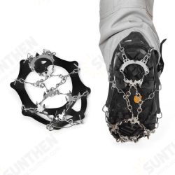 AT8608 Snow Grip Spike Ice Shoes Boots Anti-slip 18-teeth Climbing Crampons Grippers for Ski AT8608 Snow Grip Spike Ice Shoes Boots Anti-slip 18-teeth Climbing Crampons Grippers for Ski