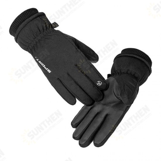 Autumn Winter Men Women Gloves Touch Screen Waterproof Windproof Gloves Outdoor Sports Warm Cycling Snow Ski Gloves Full Finger