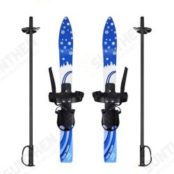 Children Ski Board Snowboarding Sled Sleigh Binding Ski Poles for Kids Skiing Snowboard Gifts Winter Sports Set Children Ski Board Snowboarding Sled Sleigh Binding Ski Poles for Kids Skiing Snowboard Gifts Winter Sports Set