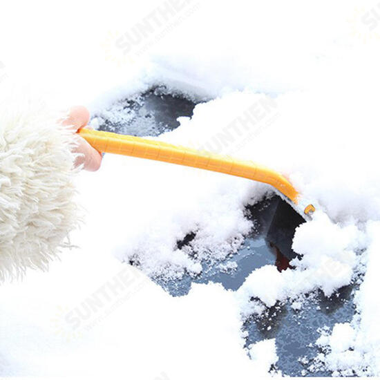 Dichotomanthes Stainless Steel Snow Shovel Winter Car Snowboard Scraper Shovel Glass not Hurt