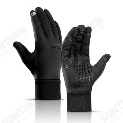 Winter Electric Cycling Gloves Touch Screen Golves Full Finger Windproof Thermal Warm Non-Slip Velvet Gloves for Men Adults Mountaineering Skiing Hiking Winter Electric Cycling Gloves Touch Screen Golves Full Finger Windproof Thermal Warm Non-Slip Velvet Gloves for Men Adults Mountaineering Skiing Hiking