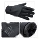 Winter Electric Cycling Gloves Touch Screen Golves Full Finger Windproof Thermal Warm Non-Slip Velvet Gloves for Men Adults Mountaineering Skiing Hiking