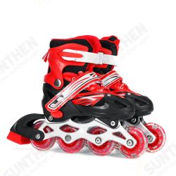Kids Inline Skates Professional Single Row 4 Wheels Skating Shoes Children Adult Kids Inline Skates Professional Single Row 4 Wheels Skating Shoes Children Adult
