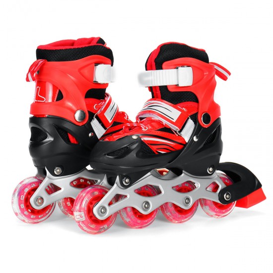 Kids Inline Skates Professional Single Row 4 Wheels Skating Shoes Children Adult