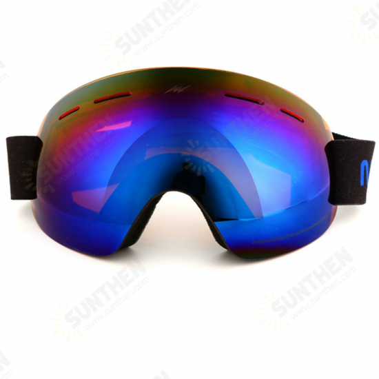 NF 0100 Spherical Snowboard Goggles Mask Skiing Motorcycle Protection Ski Anti UV