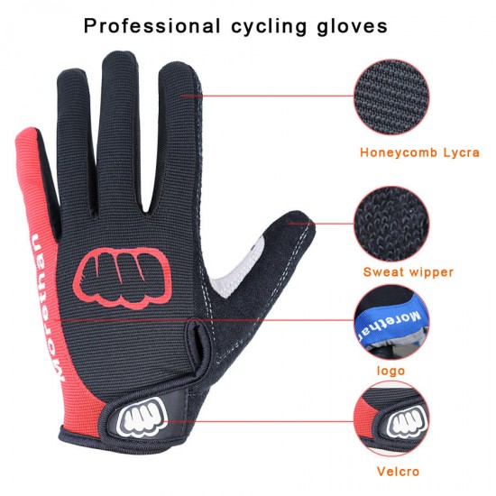 Outdoor Unisex Winter Cycling Ski Gloves Full Finger Anti Slip Warm Touch Screen