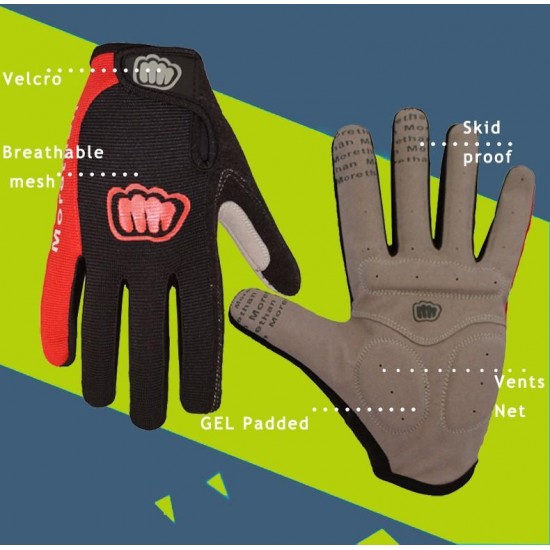 Outdoor Unisex Winter Cycling Ski Gloves Full Finger Anti Slip Warm Touch Screen