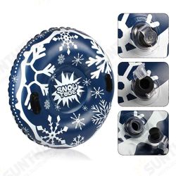Snow Tube Inflatable Winter Ski Circle Floated Skiing Board PVC With Handle Durable Outdoor Snow Tube Skiing Accessories For Winter Fun Youngsters Adults Snow Tube Inflatable Winter Ski Circle Floated Skiing Board PVC With Handle Durable Outdoor Snow Tube Skiing Accessories For Winter Fun Youngsters Adults