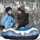 Snow Tube Inflatable Winter Ski Circle Floated Skiing Board PVC With Handle Durable Outdoor Snow Tube Skiing Accessories For Winter Fun Youngsters Adults