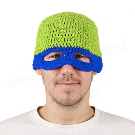 Teenage Mutant Ninja Turtles Full Face Cover Ski Mask Octopus Knit Windproof Warm Cap