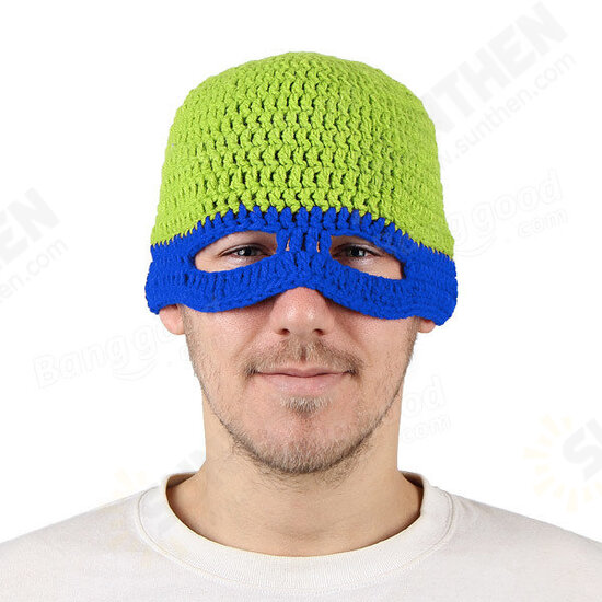 Teenage Mutant Ninja Turtles Full Face Cover Ski Mask Octopus Knit Windproof Warm Cap